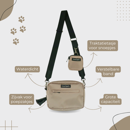 Travel Pets Tas | Beige