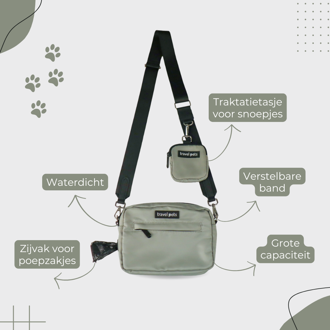 Travel Pets Tas | Olijfgroen