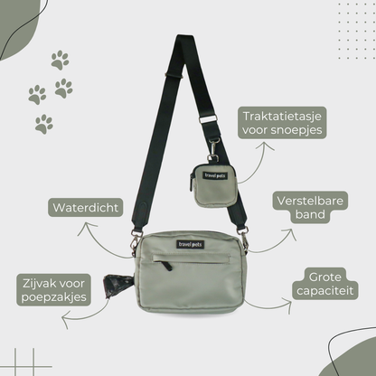 Travel Pets Tas | Olijfgroen
