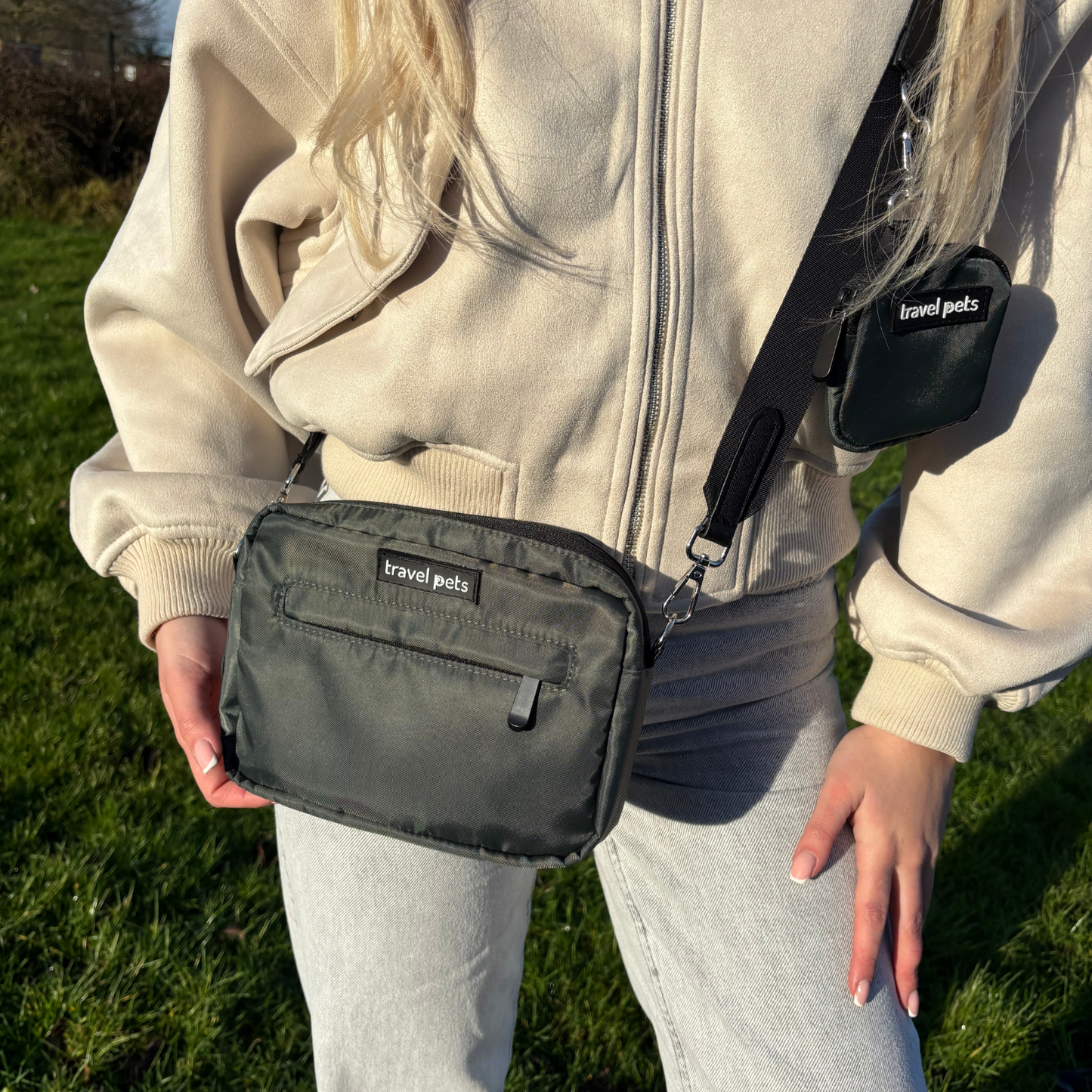 Travel Pets Tas | Antraciet Zwart