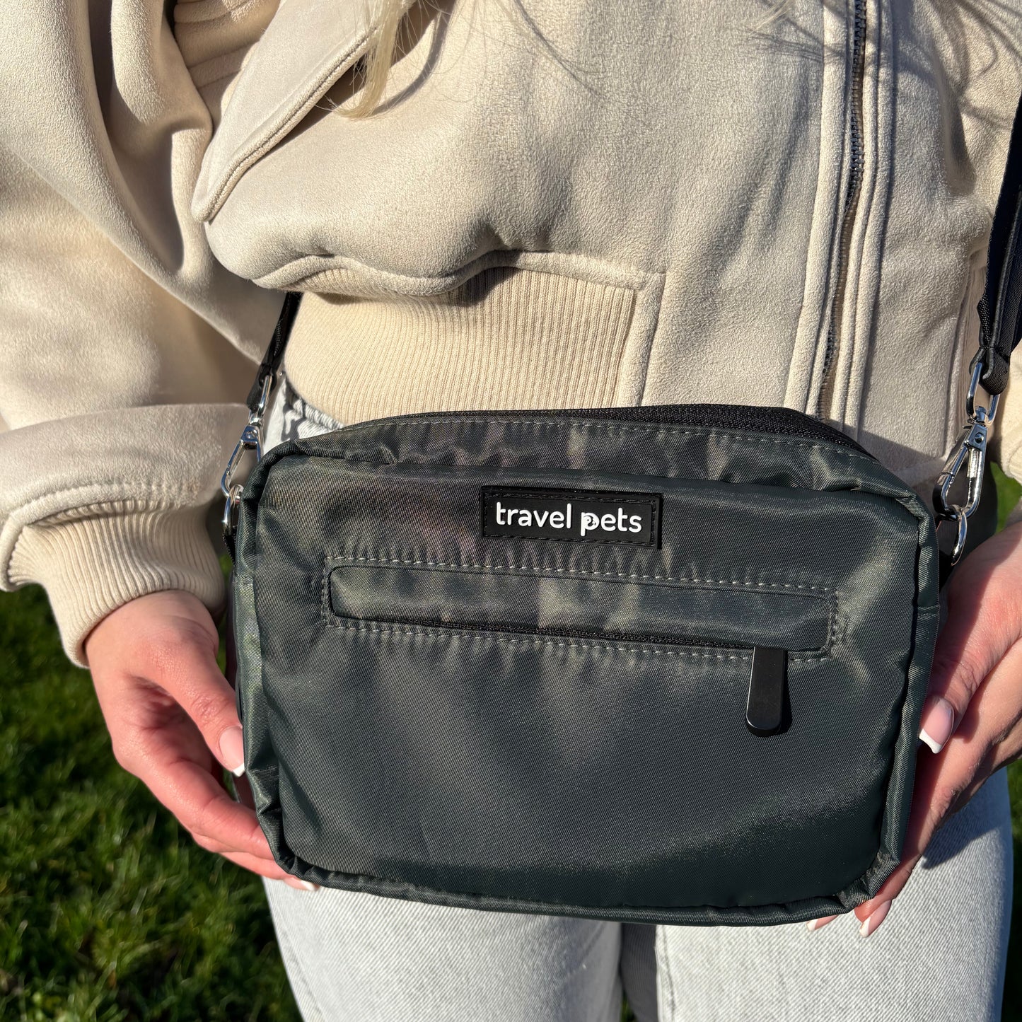 Travel Pets Tas | Antraciet Zwart